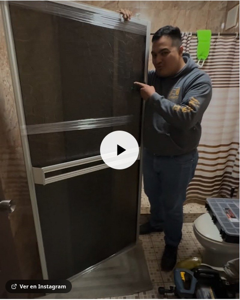 Cancel de Baño Templado y Perfilería Fina